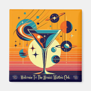 Space Age Welkom bij de Atomic Martini Club Magneet
