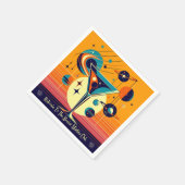 Space Age Welkom bij de Atomic Martini Club Servet (Hoek)