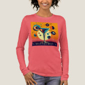 Space Age Welkom bij de Atomic Martini Club Tri-Blend Shirt (Voorkant)