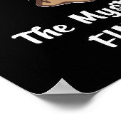 Space Alien Bigfoot complotmysterie opgelost UFO Poster (Hoek)