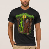 Space Alien Bigfoot Mystery Conspiracy Theory T-shirt (Voorkant)