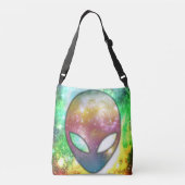 Space Alien Crossbody Tas (Achterkant)