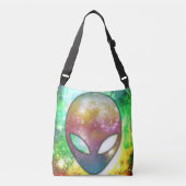 Space Alien Crossbody Tas (Voorkant)