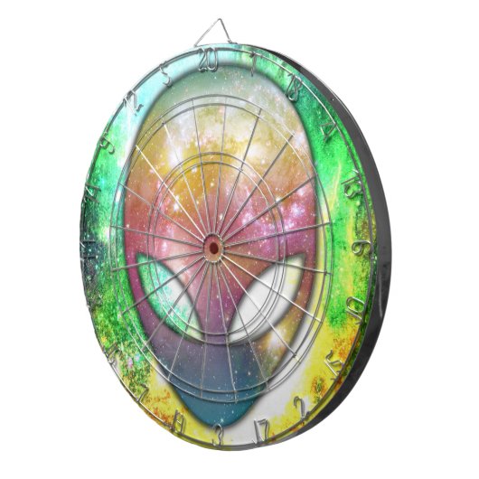 Space Alien Dartbord (Voorkant Rechts)