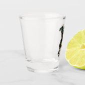 Space Alien Dog Shot Glas (Links)