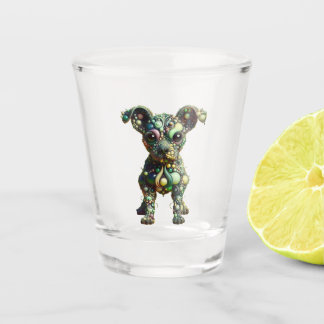 Space Alien Dog Shot Glas