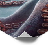 Space Alien Femail Octopus Vioolspeler 03X Poster (Hoek)