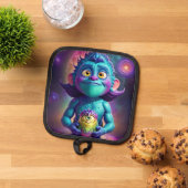 Space Alien & Friend Pannenlap (Top down)