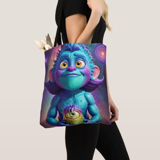 Space Alien & Friend Tote Bag (Dichtbij)