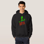 Space Alien Galaxy Planeten Mensen Arent Real Hoodie (Voorkant volledig)