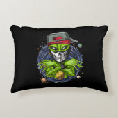 Space Alien Gangstа UFO-extraterrestrials Rapper Accent Kussen (Voorkant)