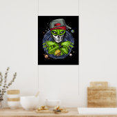 Space Alien Gangstа UFO-extraterrestrials Rapper Poster (Keuken)