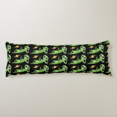 Space Alien geeft het Peace Sign Body Pillow Lichaamskussen (Achterkant)