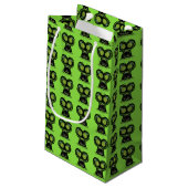 Space Alien Gift Bag Klein Cadeauzakje (Achterkant Gekanteld)