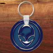Space Alien Head Sleutelhanger (Voorkant)