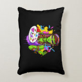 Space Alien Hippie Painting Artist Accent Kussen (Voorkant(Verticaal))