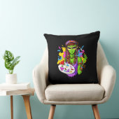 Space Alien Hippie Painting Artist Kussen (Stoel)