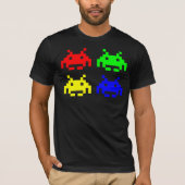 Space Alien Invader T-Shirt (Voorkant)