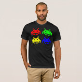 Space Alien Invader T-Shirt (Voorkant volledig)