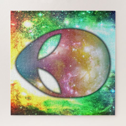 Space Alien Legpuzzel (Horizontaal)
