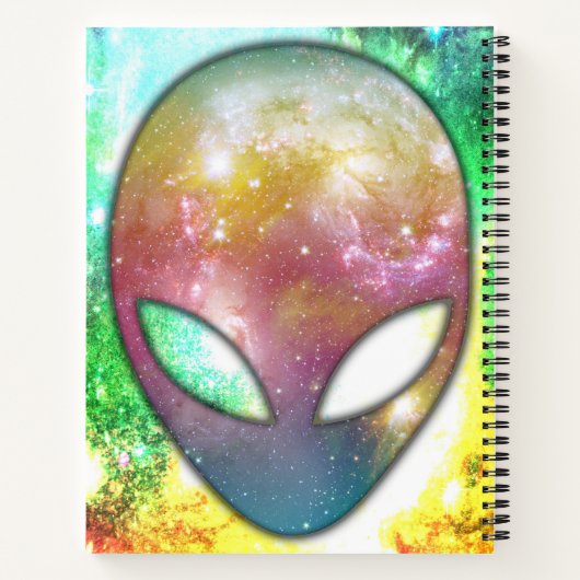 Space Alien Notitieboek (Achterkant)