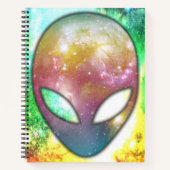 Space Alien Notitieboek (Voorkant)