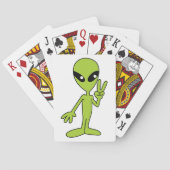 Space Alien Pokerkaarten (Achterkant)
