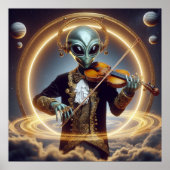 Space Alien Poster (Voorkant)