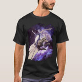 Space Alien Riding Dragon T-shirt (Voorkant)