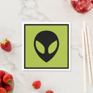 Space Alien Sci Fi buitenaardse cocktail Servet