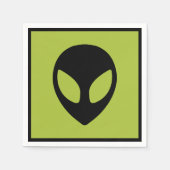 Space Alien Sci Fi buitenaardse cocktail Servet (Voorkant)