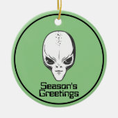 Space Alien Sci Fi Extraterrestrial UFO Ornament (Voorkant)