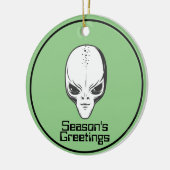 Space Alien Sci Fi Extraterrestrial UFO Ornament (Links)