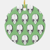 Space Alien Sci Fi Extraterrestrial UFO Ornament (Achterkant)