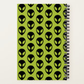 Space Alien Science Fiction Buitenaards Notitieboek (Achterkant)