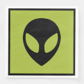 Space Alien Science Fiction Buitenaards Servet (Voorkant)