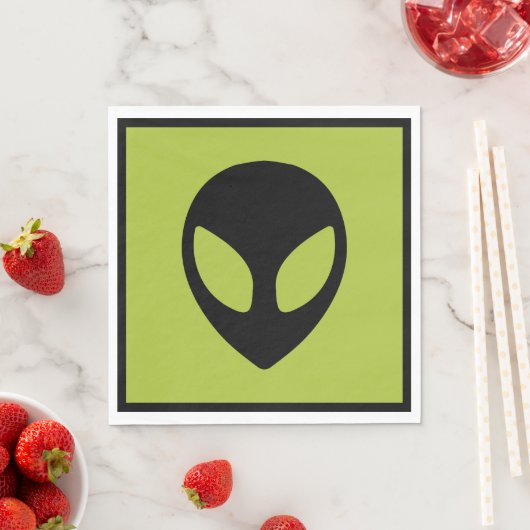 Space Alien Science Fiction Buitenaards Servet (Insitu)