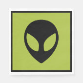 Space Alien Science Fiction Buitenaards Servet (Voorkant)