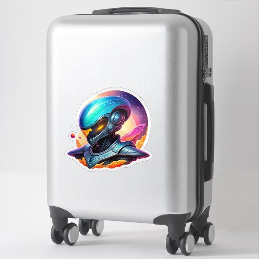 Space Alien Sticker (Koffer)