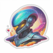 Space Alien Sticker (Voorkant)