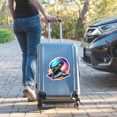 Space Alien Sticker (Koffer Insitu)