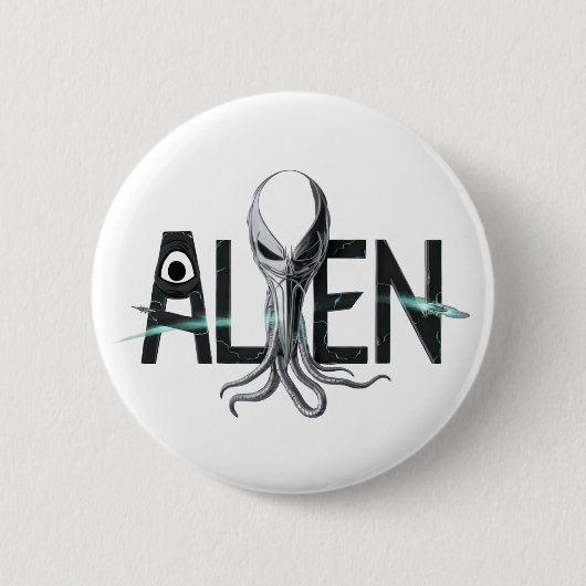 Space Alien Text Button (Voorkant)