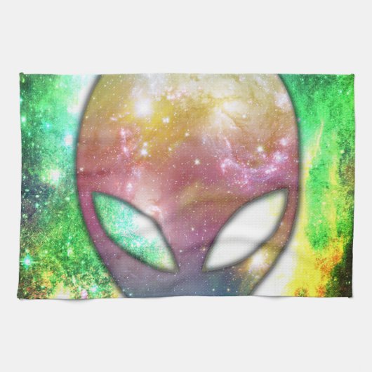 Space Alien Theedoek (Horizontaal)