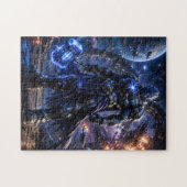 Space Alien Warrior Puzzle Legpuzzel (Horizontaal)