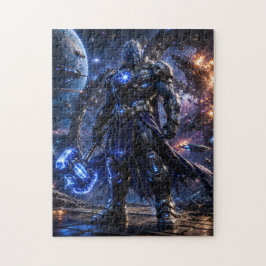 Space Alien Warrior Puzzle Legpuzzel