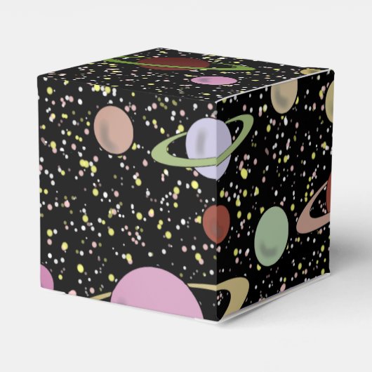 SPACE AND STARS van Jetpackcorps Bedankdoosjes (Achterkant)