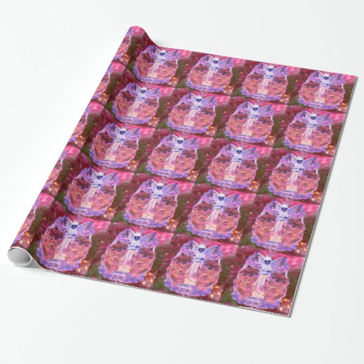 Space Angel Cadeaupapier (Uitgerold)