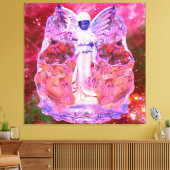 Space Angel Canvas Afdruk (Insitu (Woonkamer))