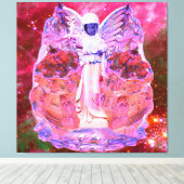 Space Angel Canvas Afdruk (Insitu (Houten vloer))