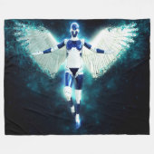 SPACE ANGEL FLEECE DEKEN (Voorkant (Horizontaal))